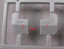 ইনজেকশন ছাঁচ পিসগুলি সিঙ্ক চিহ্নগুলির সাথে Injection Mold Pieces With Sink Marks